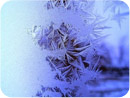 Frosty Ice on Window