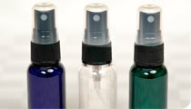 Spray Bottle: Blue, Green, Clear